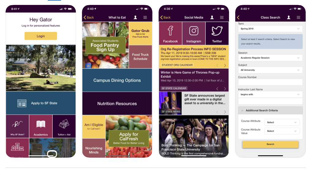 SF State mobile app